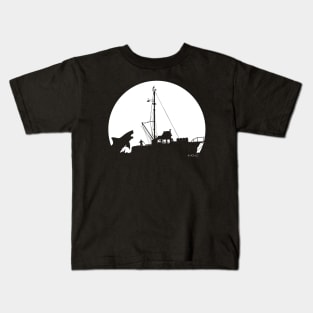 Jaws, shark, Orca, Kids T-Shirt